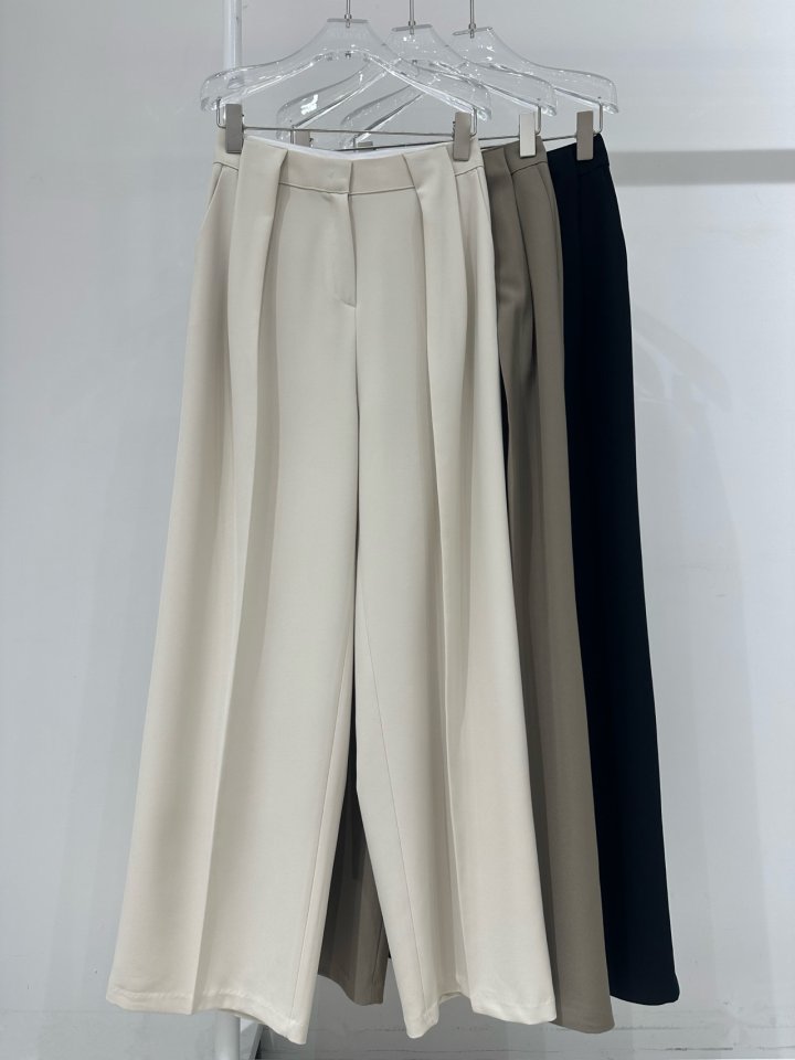 Neroli36 - Korean Women Fashion - #vintageinspired - Lumi Belt Pleated Pants