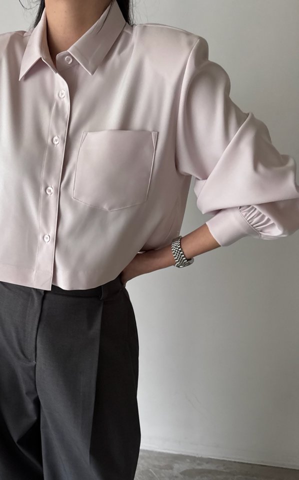 Berry Crop Shirt by Neroli36 for Women - view 7