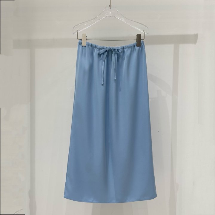Neroli36 - Korean Women Fashion - #womensfashion - Color Satin Skirt - 2
