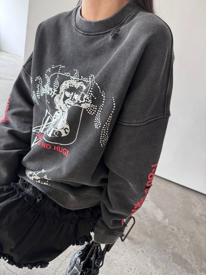 M Hotfix Vintage Sweatshirt by Neroli36 for Women - view 5