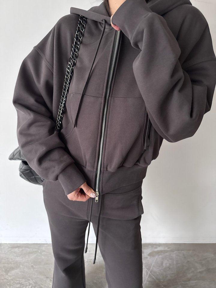 Neroli36 - Korean Women Fashion - #womensfashion - M Heavy Bootcut Pants - 12