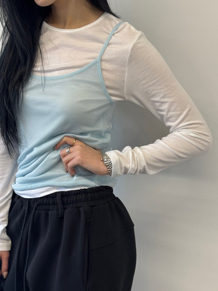 Neroli36 - Korean Women Fashion - #womensfashion - Layered Tee - 11