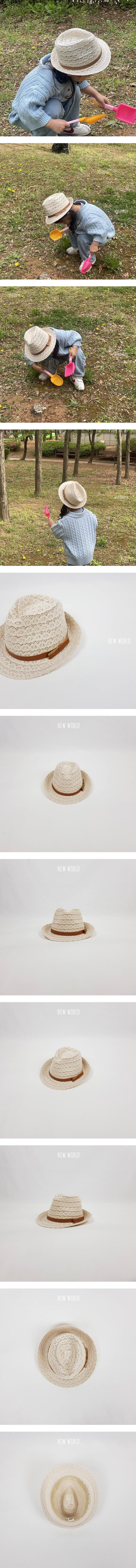 New World - Korean Children Fashion - #magicofchildhood - Lace Trilby Hat