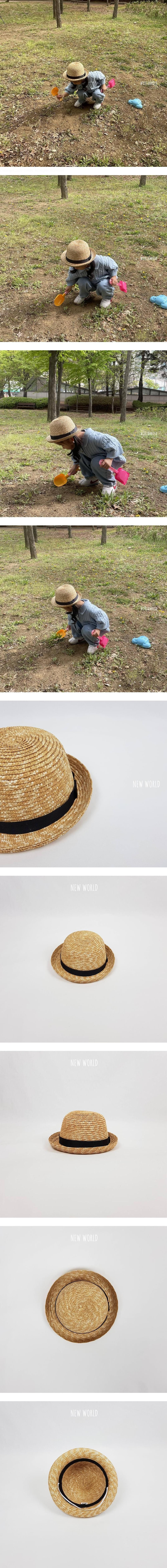 New World - Korean Children Fashion - #prettylittlegirls - Straw Chaplin Hat