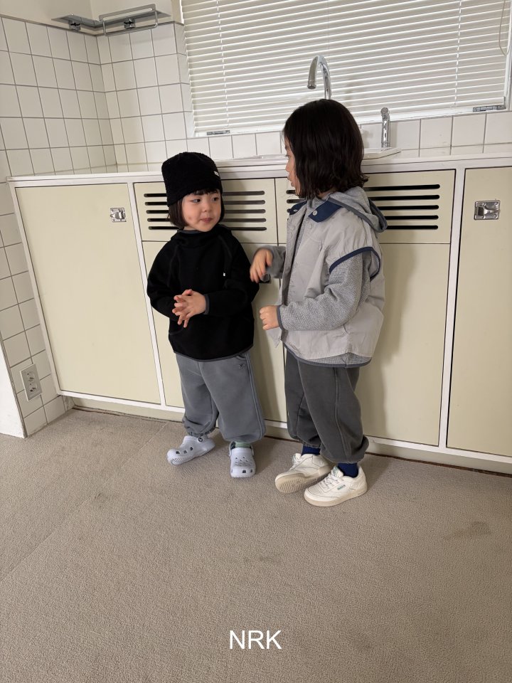 Nrk - Korean Children Fashion - #Kfashion4kids - Waffle Rib Hoodie (Adult) - 2