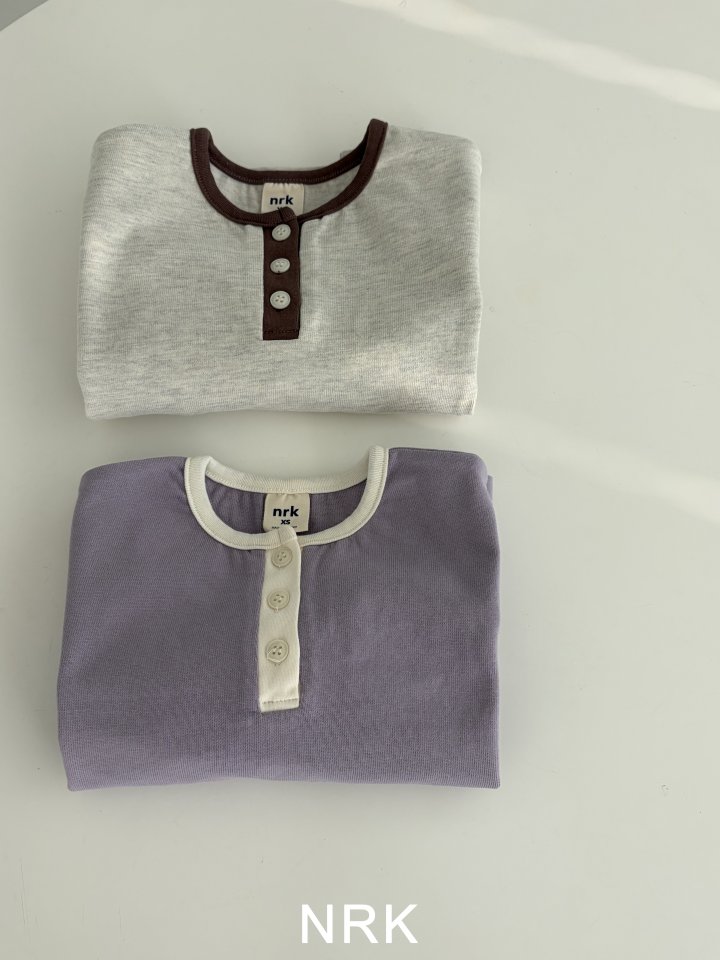 Nrk - Korean Children Fashion - #Kfashion4kids - Ribbed Button Tee - 11