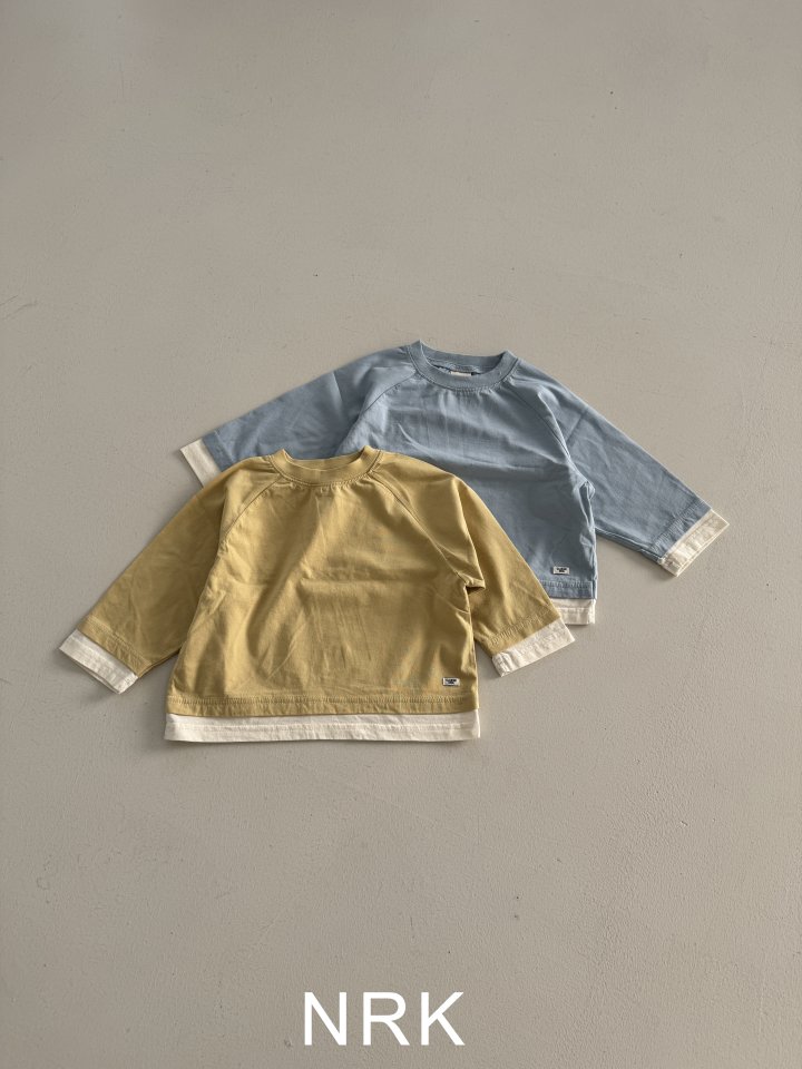 Nrk - Korean Children Fashion - #Kfashion4kids - Raglan Layered Tee - 9
