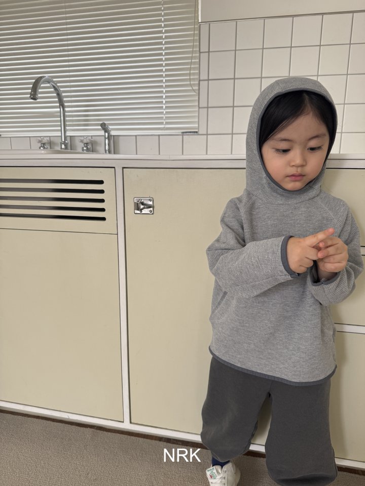 Nrk - Korean Children Fashion - #childofig - Waffle Rib Hoodie (Adult) - 8