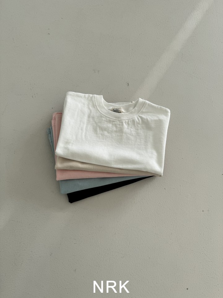 Nrk - Korean Children Fashion - #childofig - Heavyweight Slit Tee - 12
