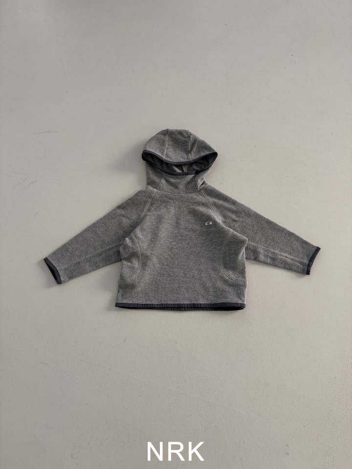 Nrk - Korean Children Fashion - #childrensboutique - Waffle Rib Hoodie - 10