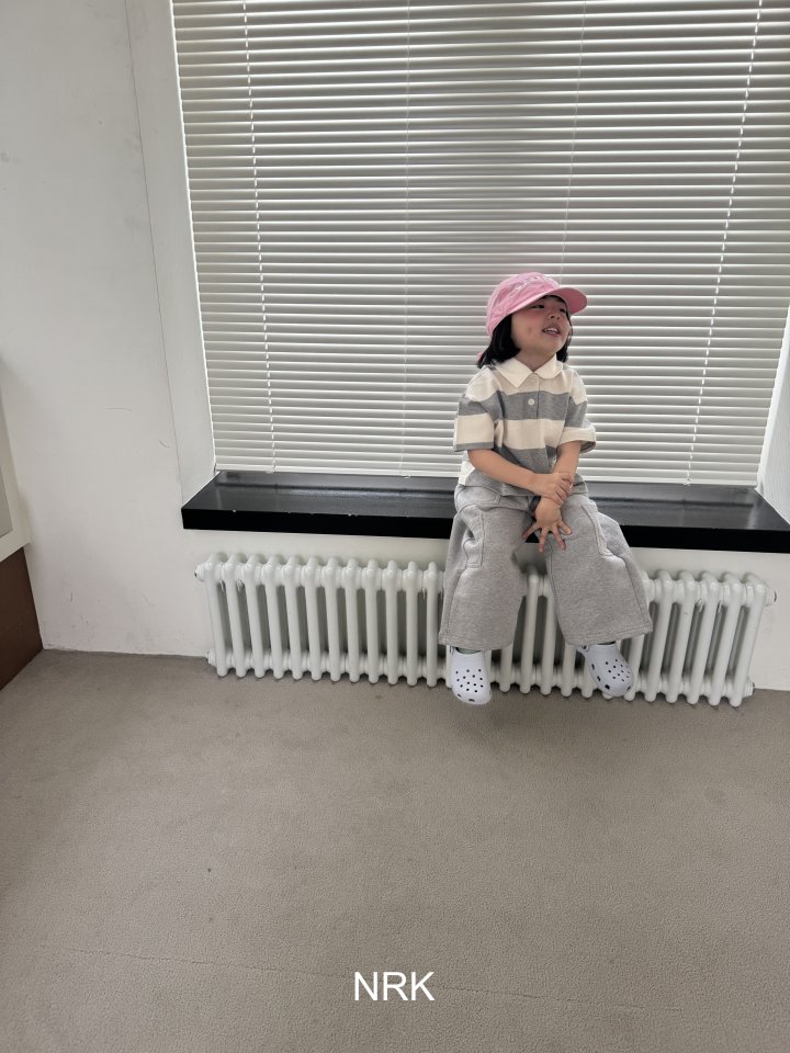 Nrk - Korean Children Fashion - #childrensboutique - Bold Stripe Collar Tee - 5