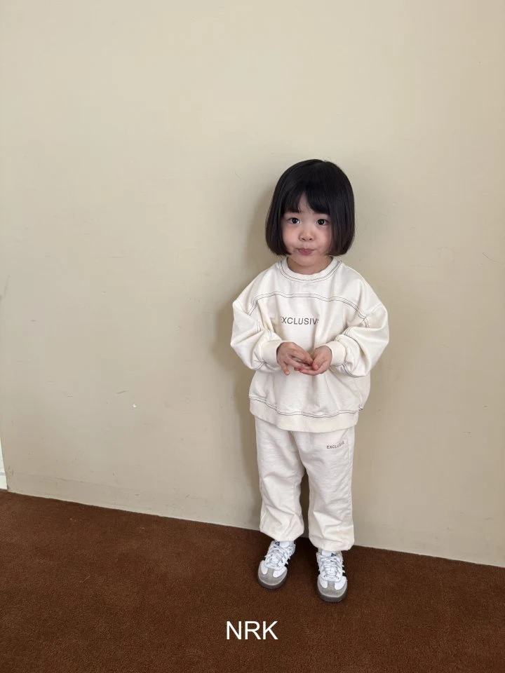 Nrk - Korean Children Fashion - #designkidswear - Seam Detail Set - 3