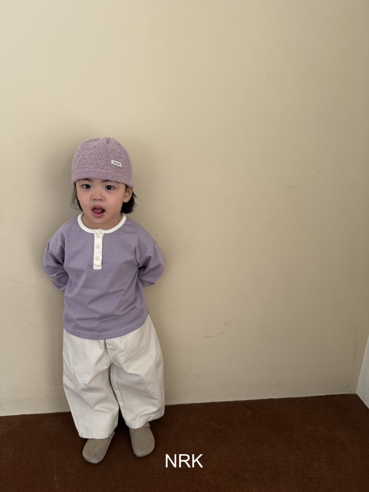 Nrk - Korean Children Fashion - #designkidswear - Ribbed Button Tee - 5