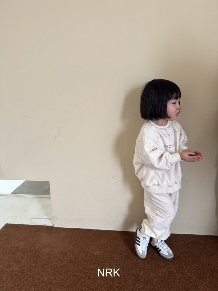 Nrk - Korean Children Fashion - #designkidswear - Seam Detail Set - 4