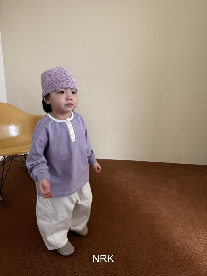 Nrk - Korean Children Fashion - #discoveringself - Ribbed Button Tee - 6