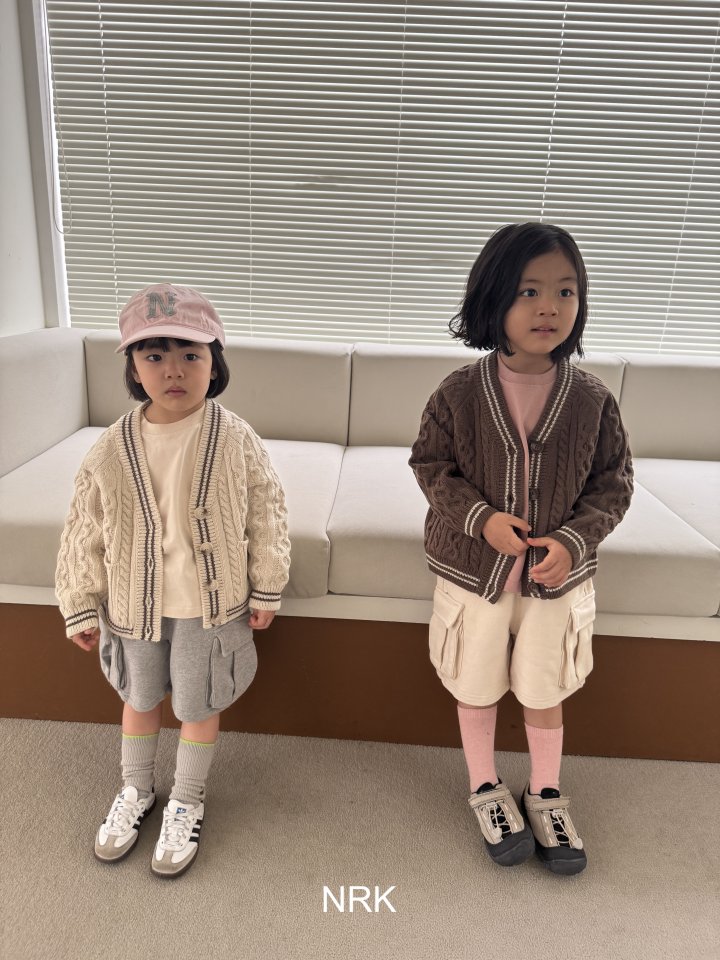 Nrk - Korean Children Fashion - #kidzfashiontrend - Cable Knit Cardigan