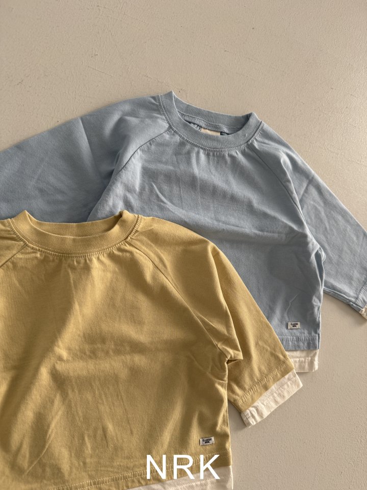 Nrk - Korean Children Fashion - #littlefashionista - Raglan Layered Tee - 10