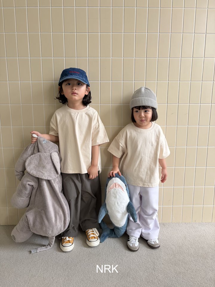 Nrk - Korean Children Fashion - #littlefashionista - Heavyweight Slit Tee - 5