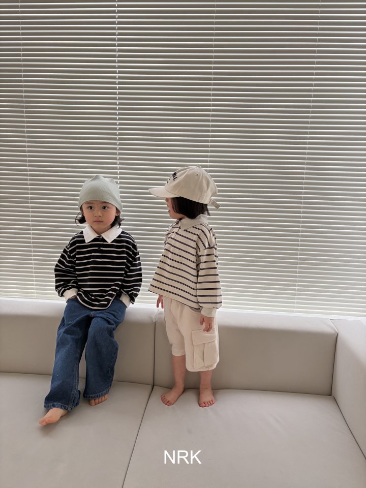 Nrk - Korean Children Fashion - #minifashionista - Pique Collar Tee - 2