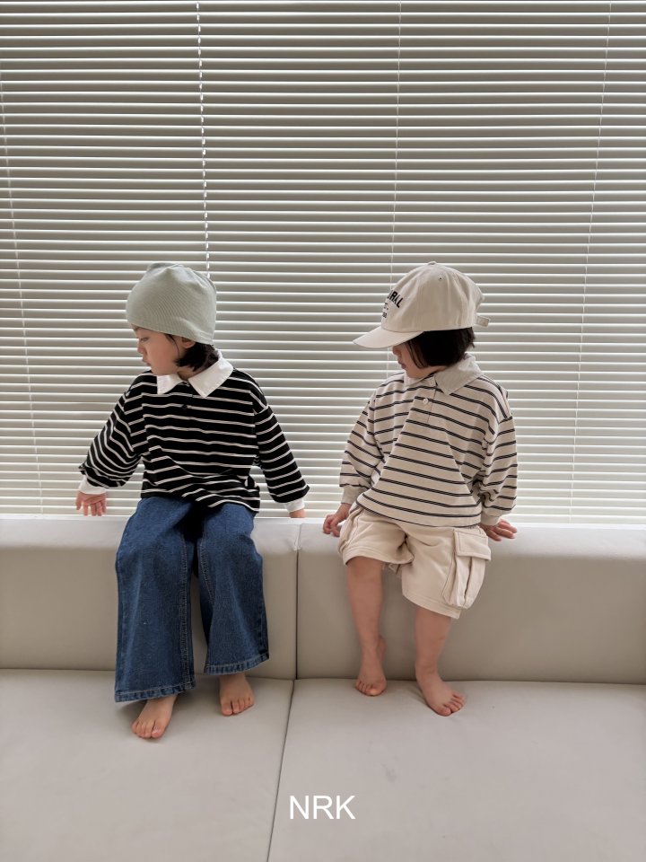 Nrk - Korean Children Fashion - #prettylittlegirls - Pique Collar Tee - 3