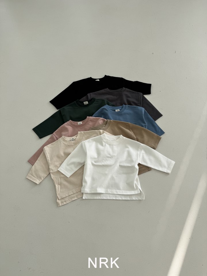 Nrk - Korean Children Fashion - #prettylittlegirls - Basic Slit Tee - 9