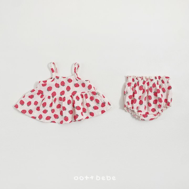 Oott Bebe - Korean Baby Fashion - #babyboutique - Topping Bloomer Set - 6