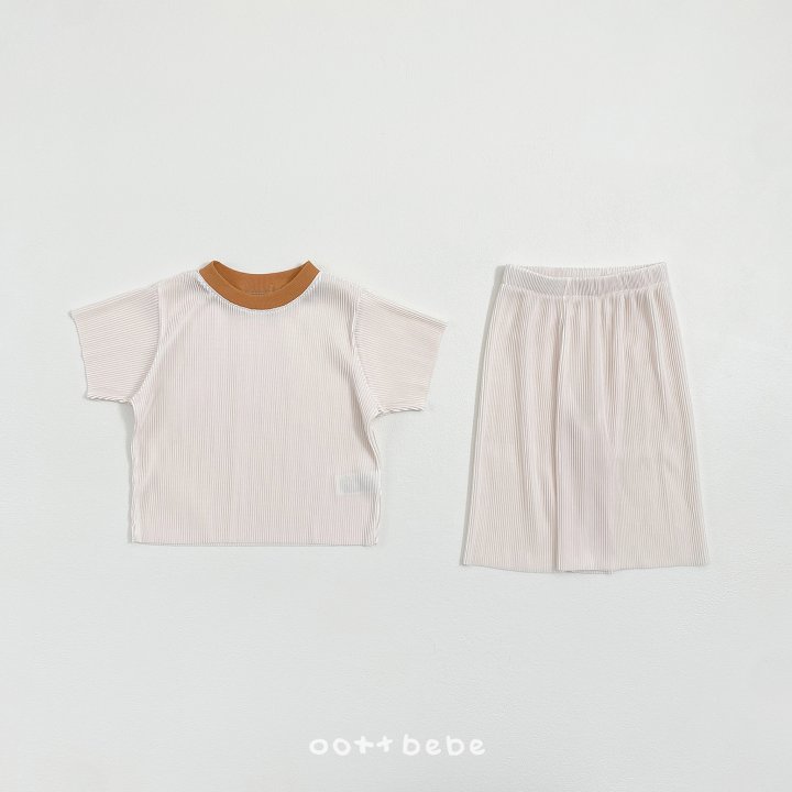 Oott Bebe - Korean Baby Fashion - #babyboutique - Barbie Pleated Set (Kids) - 8