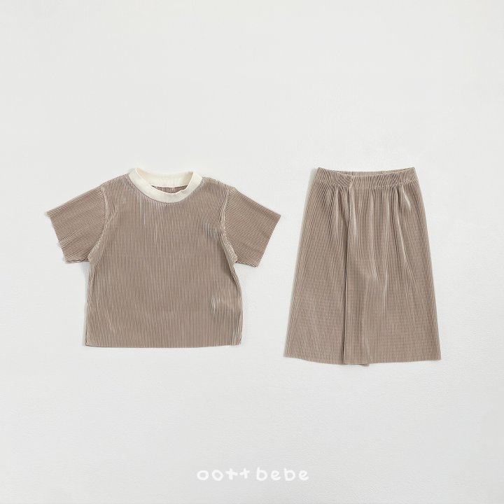 Oott Bebe - Korean Baby Fashion - #babyboutiqueclothing - Barbie Pleated Set (Kids) - 9