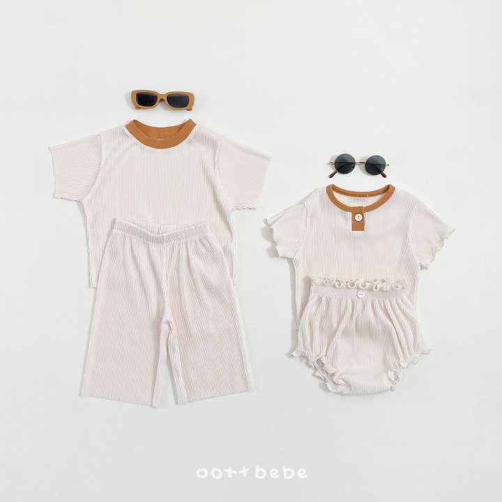 Oott Bebe - Korean Baby Fashion - #babyfashion - Barbie Pleated Set (Kids) - 11