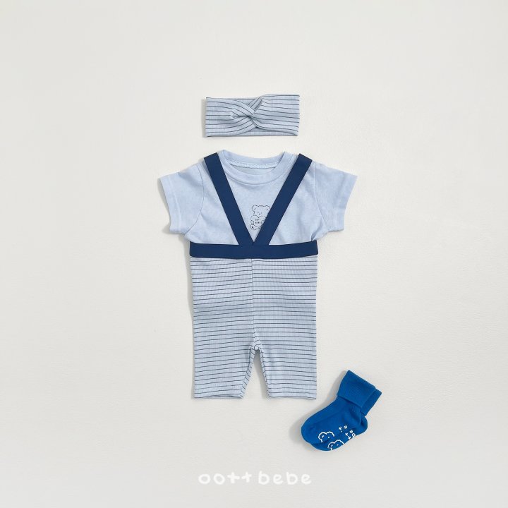Oott Bebe - Korean Baby Fashion - #babyfashion - Sherbet Tee Baby (set of 2) - 5