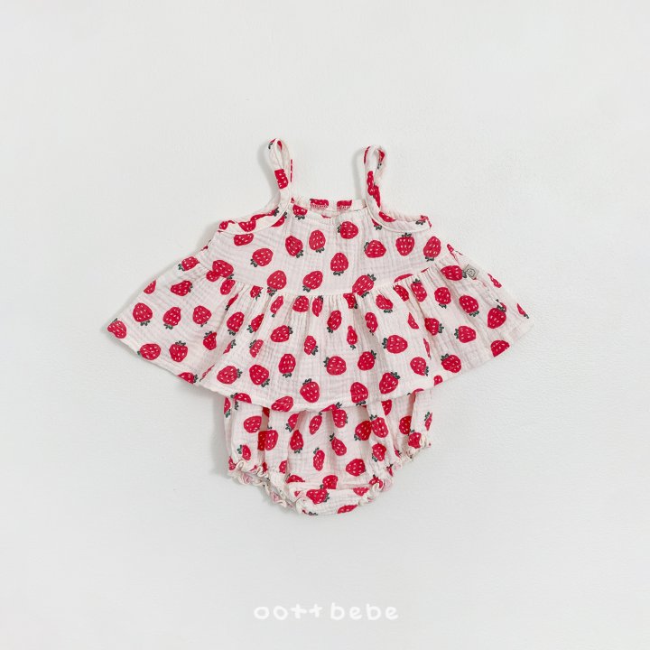 Oott Bebe - Korean Baby Fashion - #babyfever - Topping Bloomer Set - 10