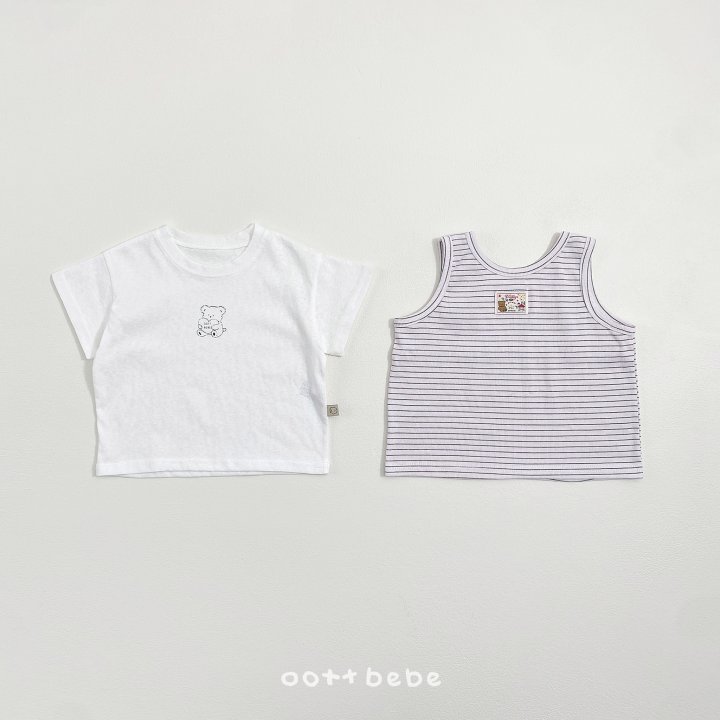 Oott Bebe - Korean Baby Fashion - #babyfever - Sherbet Tee Kids (set of 2) - 9