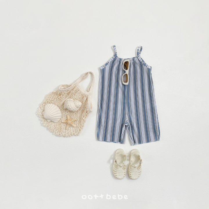 Oott Bebe - Korean Baby Fashion - #babyfever - Twinkle Pleated Overalls (Kids) - 2