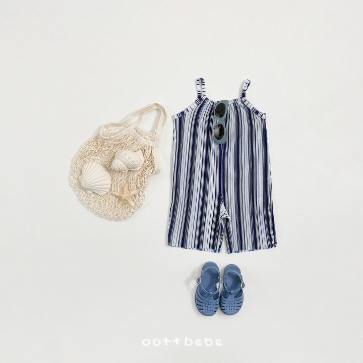 Oott Bebe - Korean Baby Fashion - #babygirlfashion - Twinkle Pleated Overalls (Kids) - 3