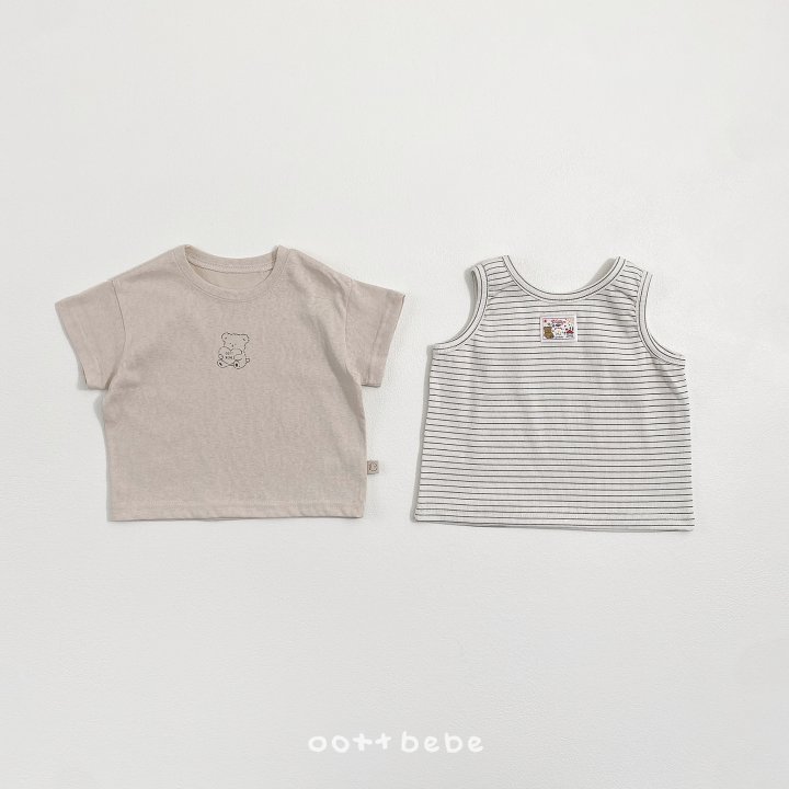 Oott Bebe - Korean Baby Fashion - #babylifestyle - Sherbet Tee Kids (set of 2) - 11