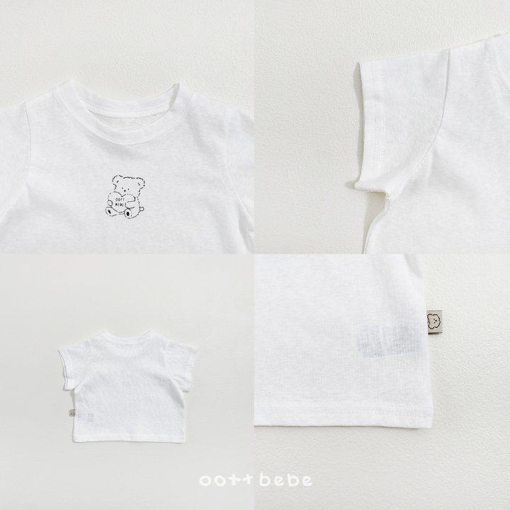 Oott Bebe - Korean Baby Fashion - #babyoninstagram - Sherbet Tee Baby (set of 2) - 9