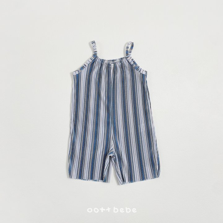 Oott Bebe - Korean Baby Fashion - #babyootd - Twinkle Pleated Overalls (Kids) - 6