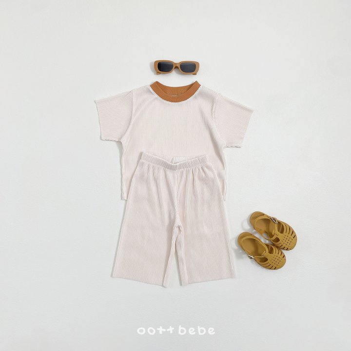 Oott Bebe - Korean Baby Fashion - #babyoutfit - Barbie Pleated Set (Kids) - 2