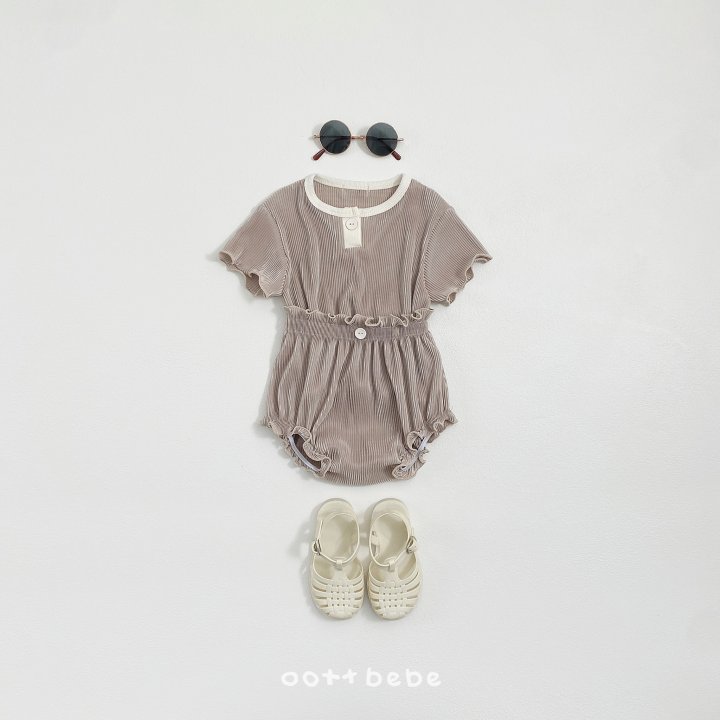 Oott Bebe - Korean Baby Fashion - #babyoutfit - Barbie Pleated Bloomer (Baby) - 2