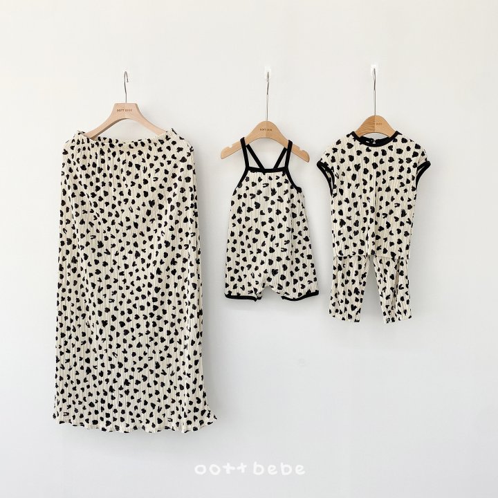 Oott Bebe - Korean Baby Fashion - #babyoutfit - Petite Leopard Full Suit (Baby) - 5