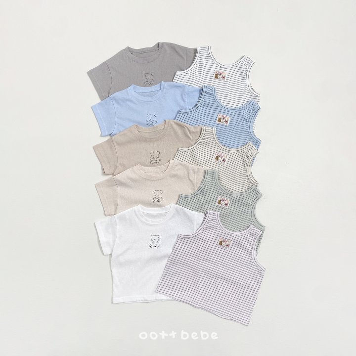Oott Bebe - Korean Baby Fashion - #babywear - Sherbet Tee Kids (set of 2)
