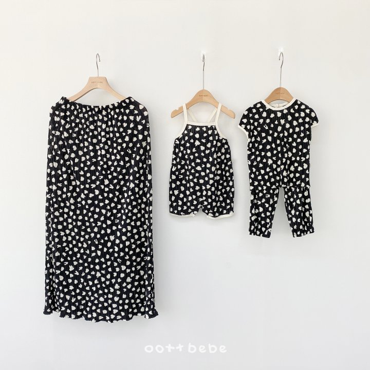 Oott Bebe - Korean Baby Fashion - #babywear - Petite Leopard Pleated Set (Kids) - 7