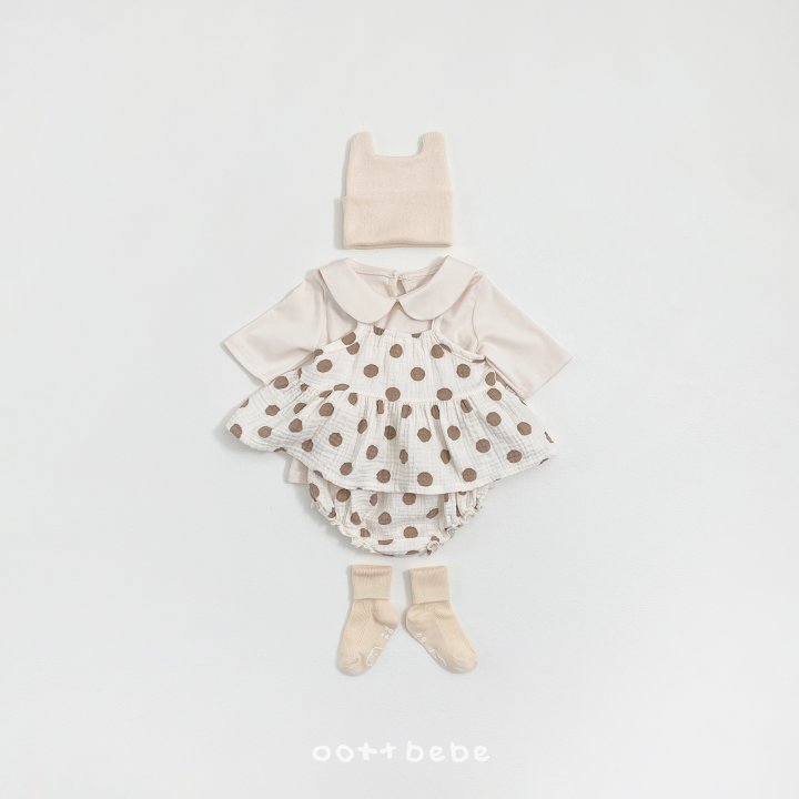Oott Bebe - Korean Baby Fashion - #onlinebabyboutique - Topping Bloomer Set - 4
