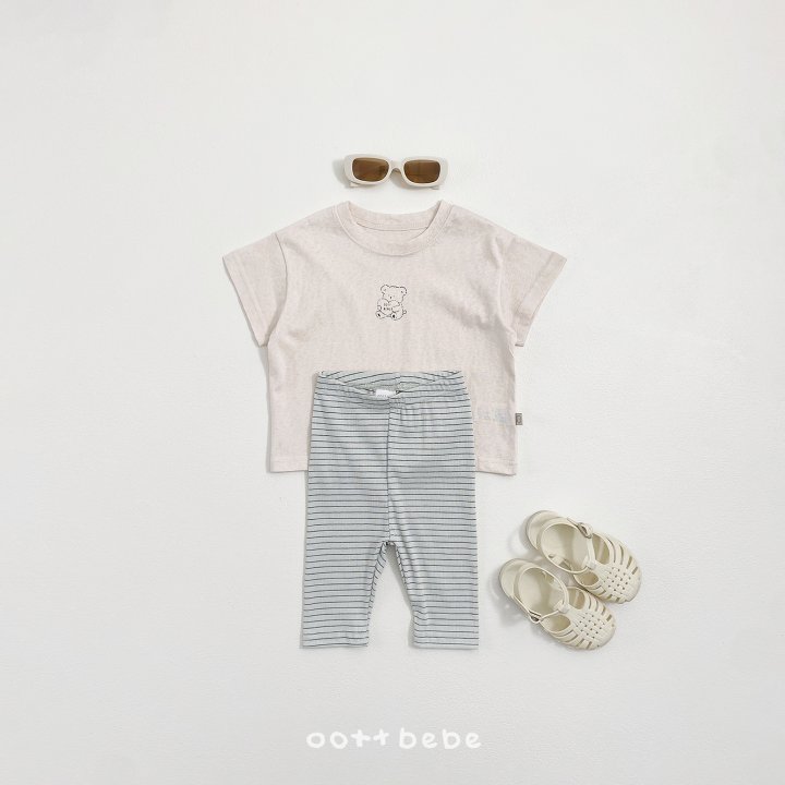 Oott Bebe - Korean Baby Fashion - #onlinebabyshop - Sherbet Tee Kids (set of 2) - 3