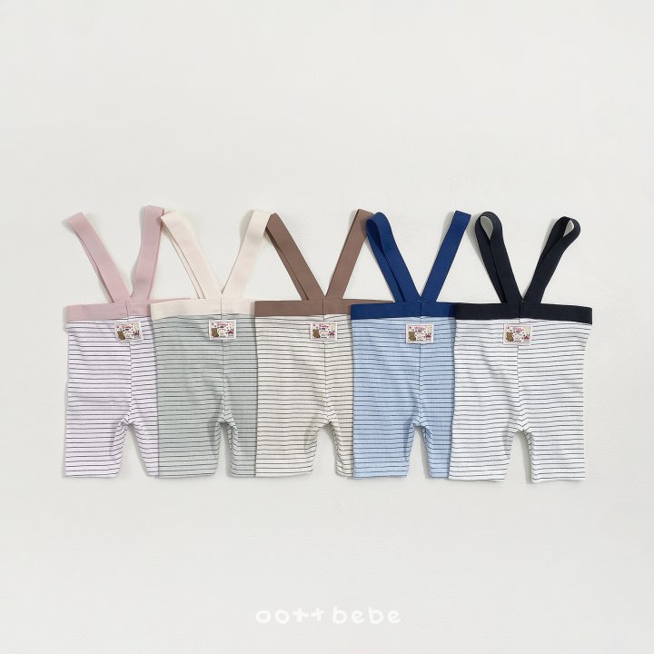 Oott Bebe - Korean Baby Fashion - #onlinebabyshop - Sherbet Suspender Leggings (Baby)