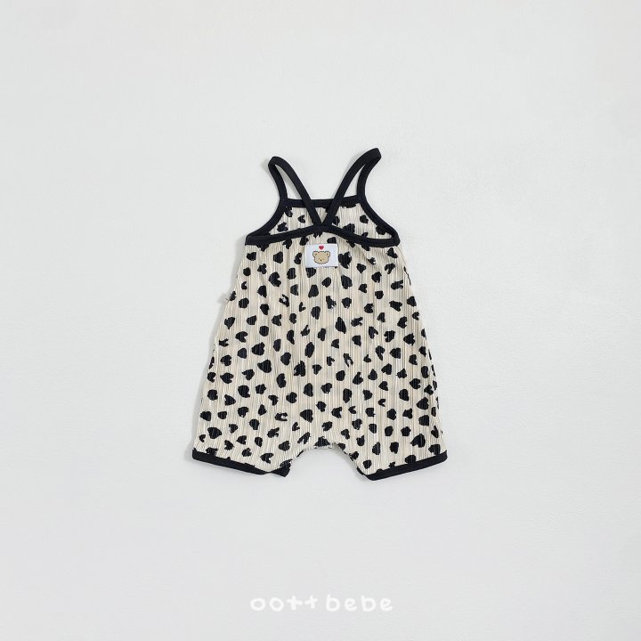 Oott Bebe - Korean Baby Fashion - #onlinebabyshop - Petite Leopard Full Suit (Baby) - 8