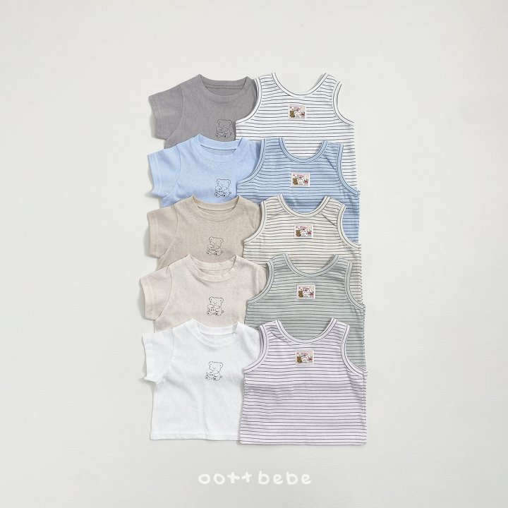 Oott Bebe - Korean Baby Fashion - #smilingbaby - Sherbet Tee Baby (set of 2)