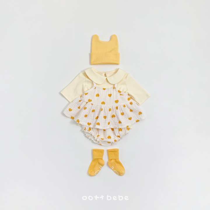 Oott Bebe - Korean Children Fashion - #Kfashion4kids - Lovely Collar Tee - 3