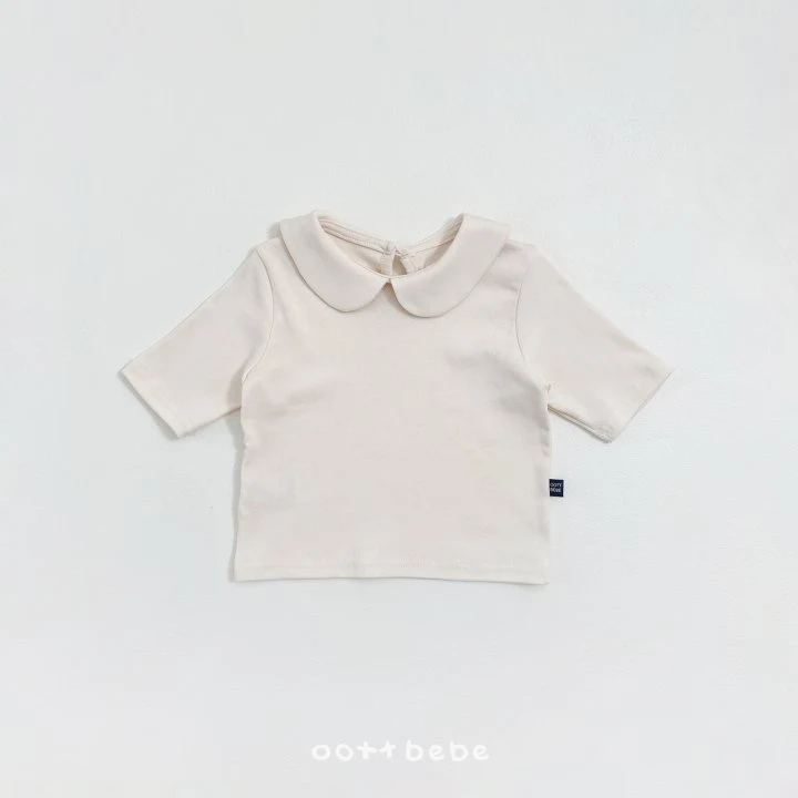 Oott Bebe - Korean Children Fashion - #childofig - Lovely Collar Tee - 8