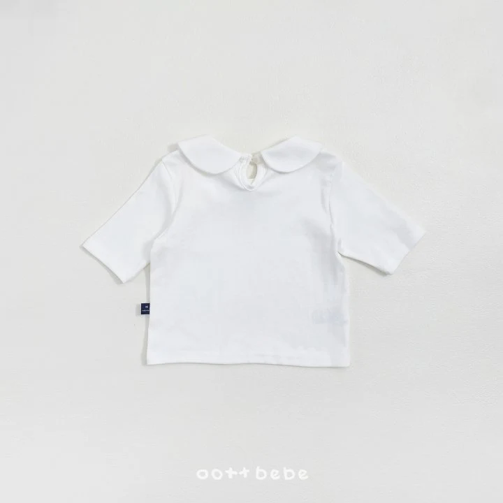 Oott Bebe - Korean Children Fashion - #childofig - Lovely Collar Tee - 9